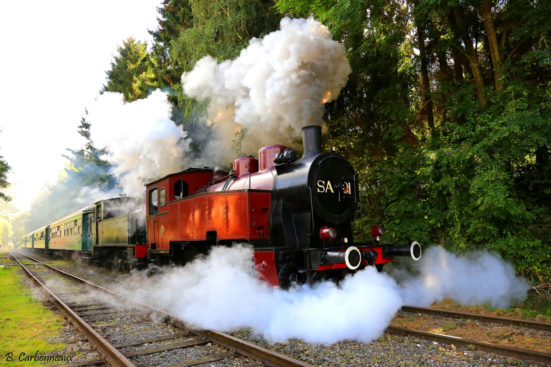 Chemin de Fer à vapeur des Trois Vallées - Mariembourg - Treignes