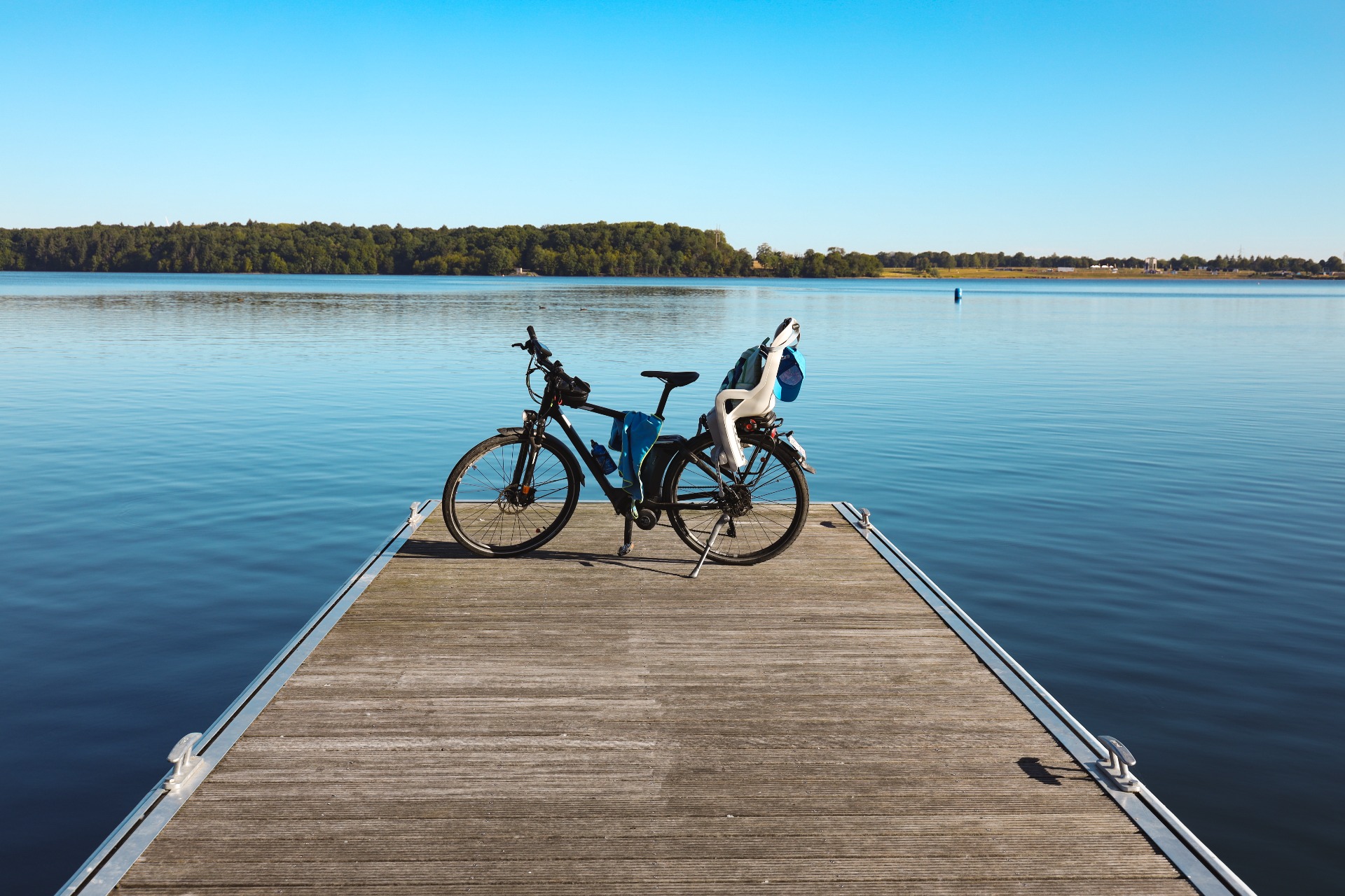 Balade familiale à vélo aux Lacs de l'Eau d'Heure