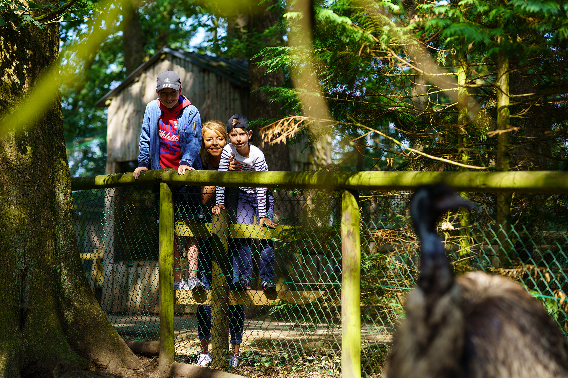 Famille au Parc animalier de Bouillon