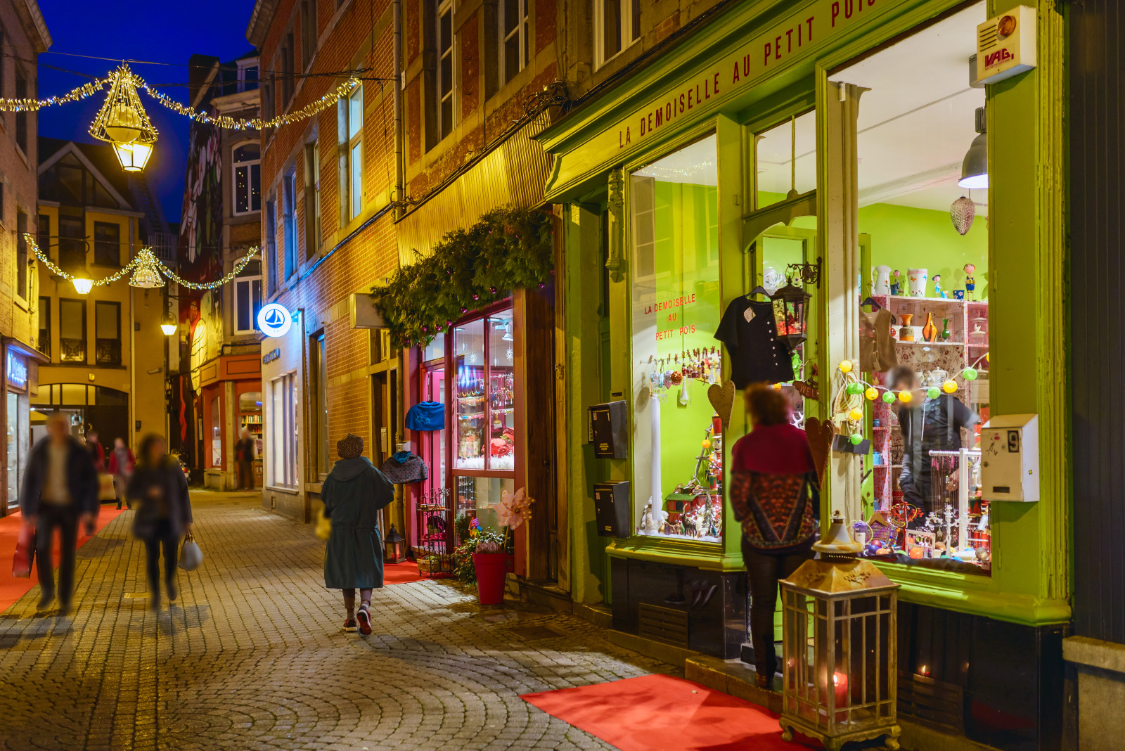 Ambiance de Noël dans les rues de Namur