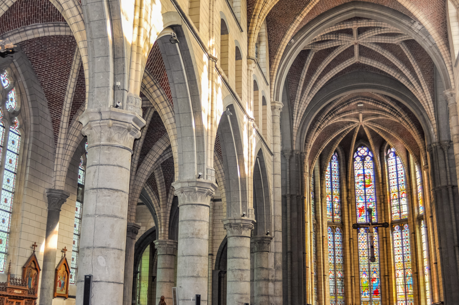 Interior of Notre-Dame du Val-Dieu Abbey