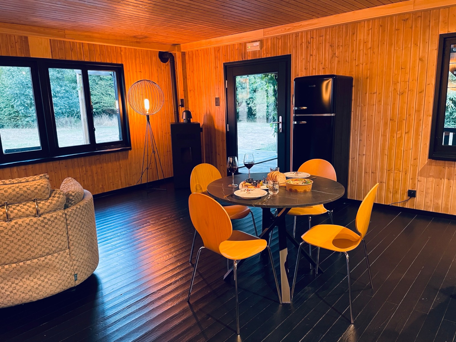 Wohnzimmer, Ferienunterkunft Ô Nano in der Nähe von Dalhem in der Provinz Lüttich