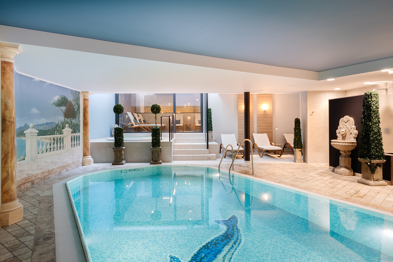 Schwimmbad, Spa und Wellness im Hotel Pip-Margraff in Saint-Vith