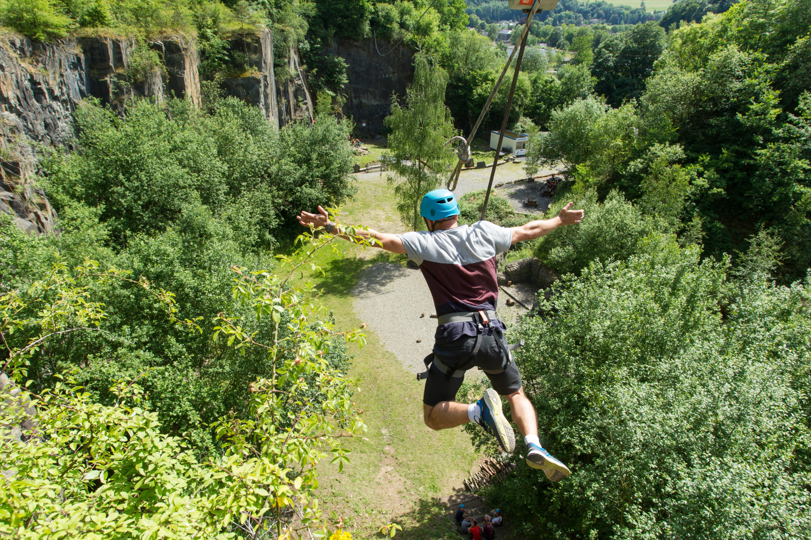 Extreme adrenaline en boomklimmen in het Avonturenpark in Hamoir - The Outsider Ardennes