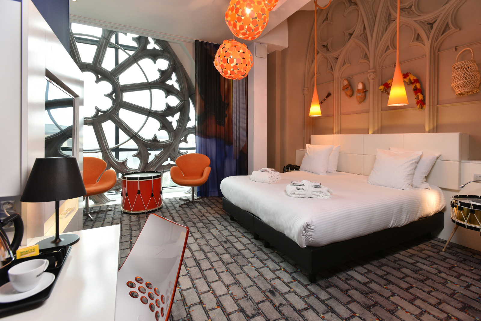 Great bedroom at Martin’s Dream Hotel in Mons, province of Hainaut