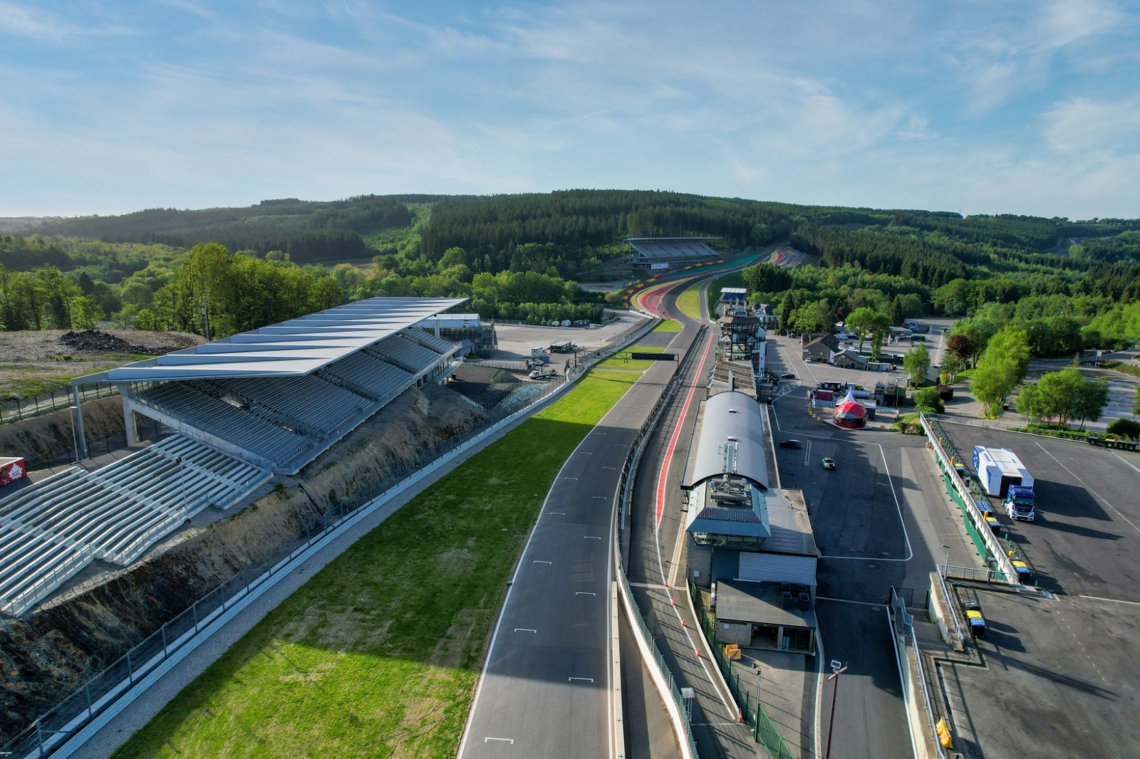 Vue aérienne du Circuit de Spa-Francorchamps