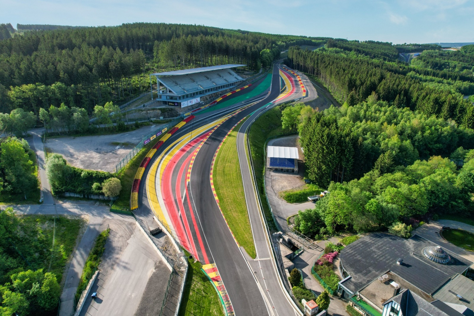 Vue aérienne du Circuit de Spa-Francorchamps