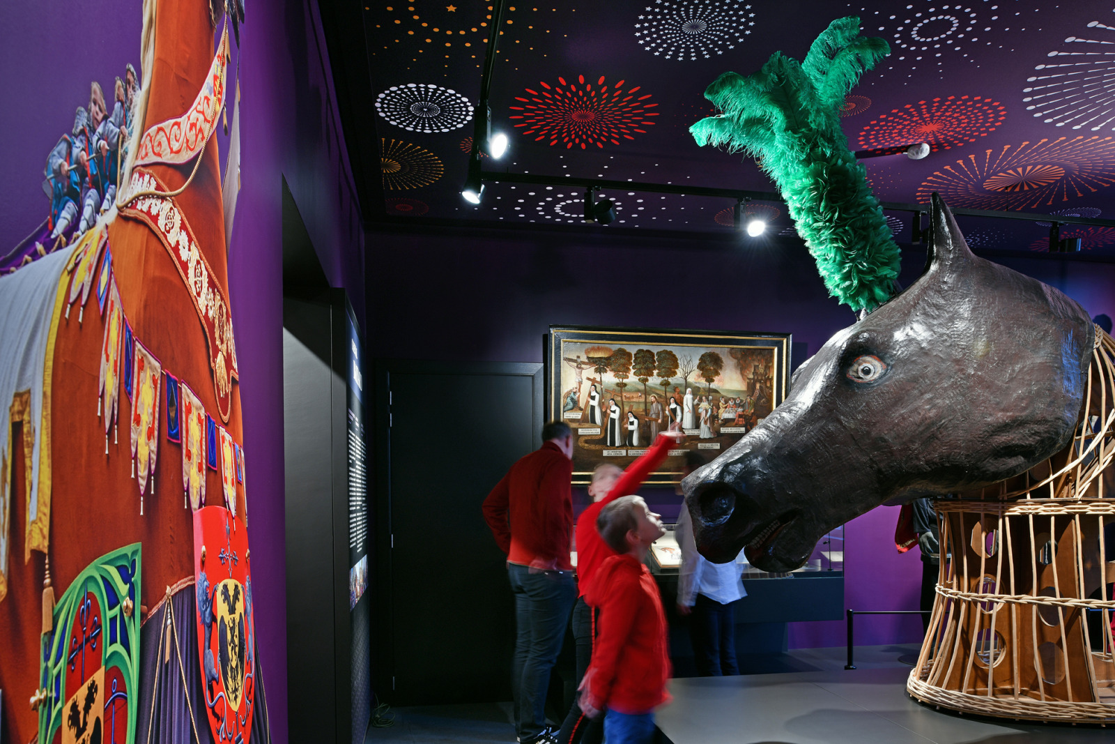 Exhibition room dedicated to the Bayard Horse
