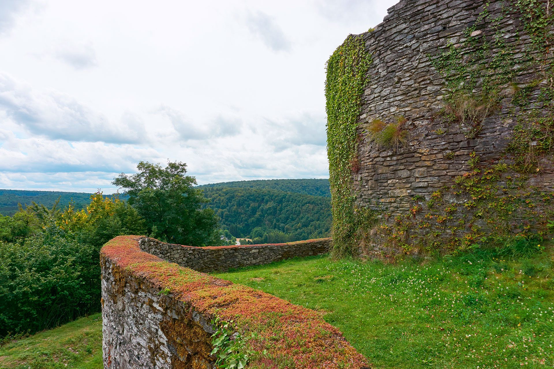 Château - Herbeumont - ruines - crête rocheurse - semois - médiéval - Jehan de Rochefort - maison de Walcourt