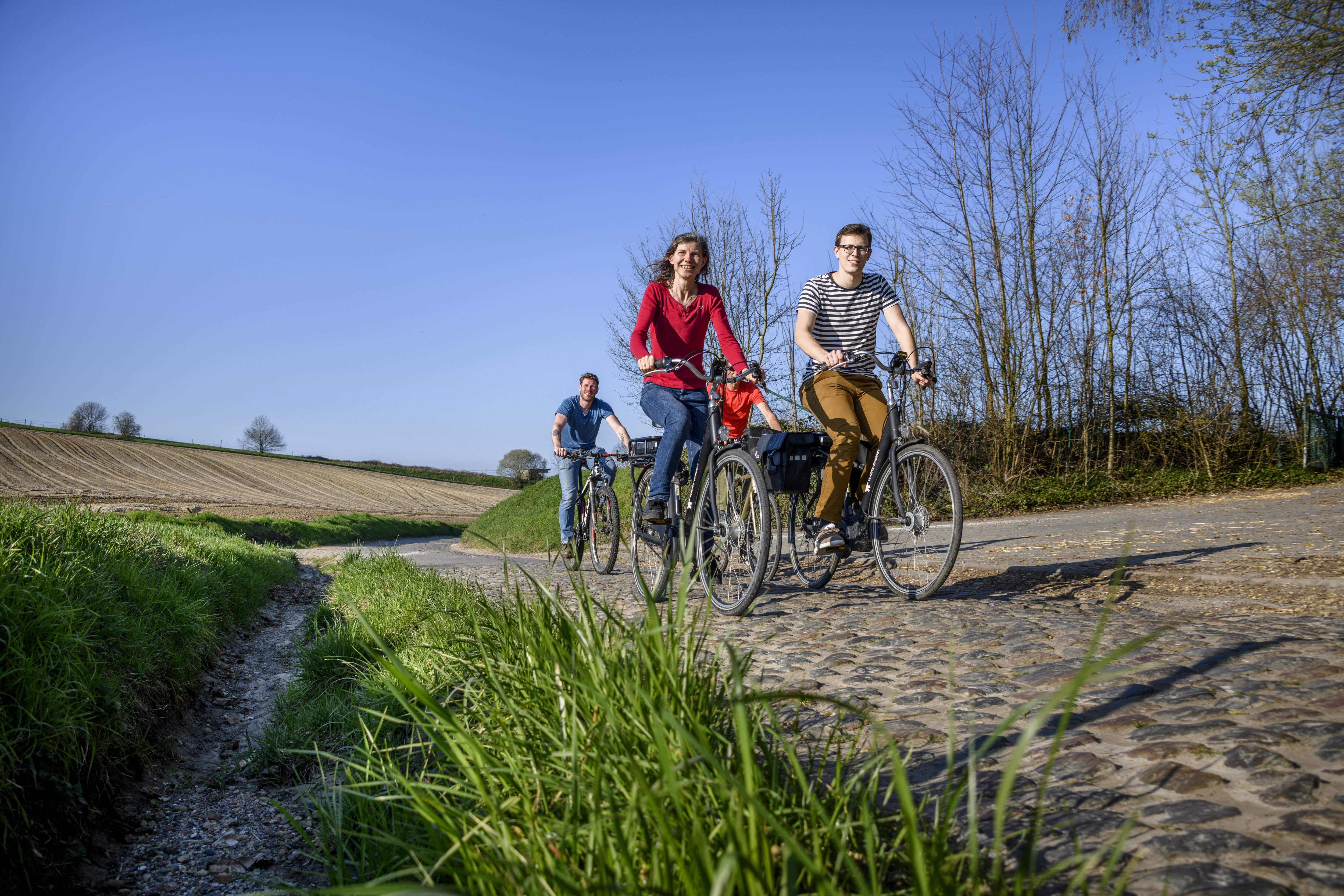 Vue de la Big Bang Route : circuit vélo de Louvain-la-Neuve à Leuven