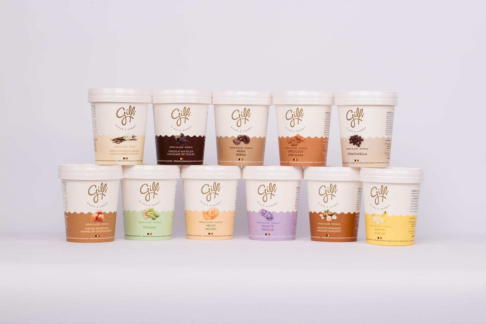 Gilfi - Ice Cream - glacier artisanal - belge - glace - artisanale