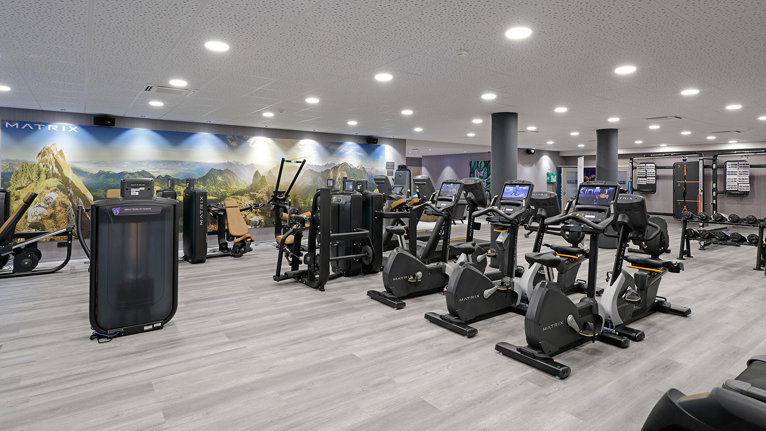 Salle fitness de l'hôtel Van der Valk Nivelles Sud