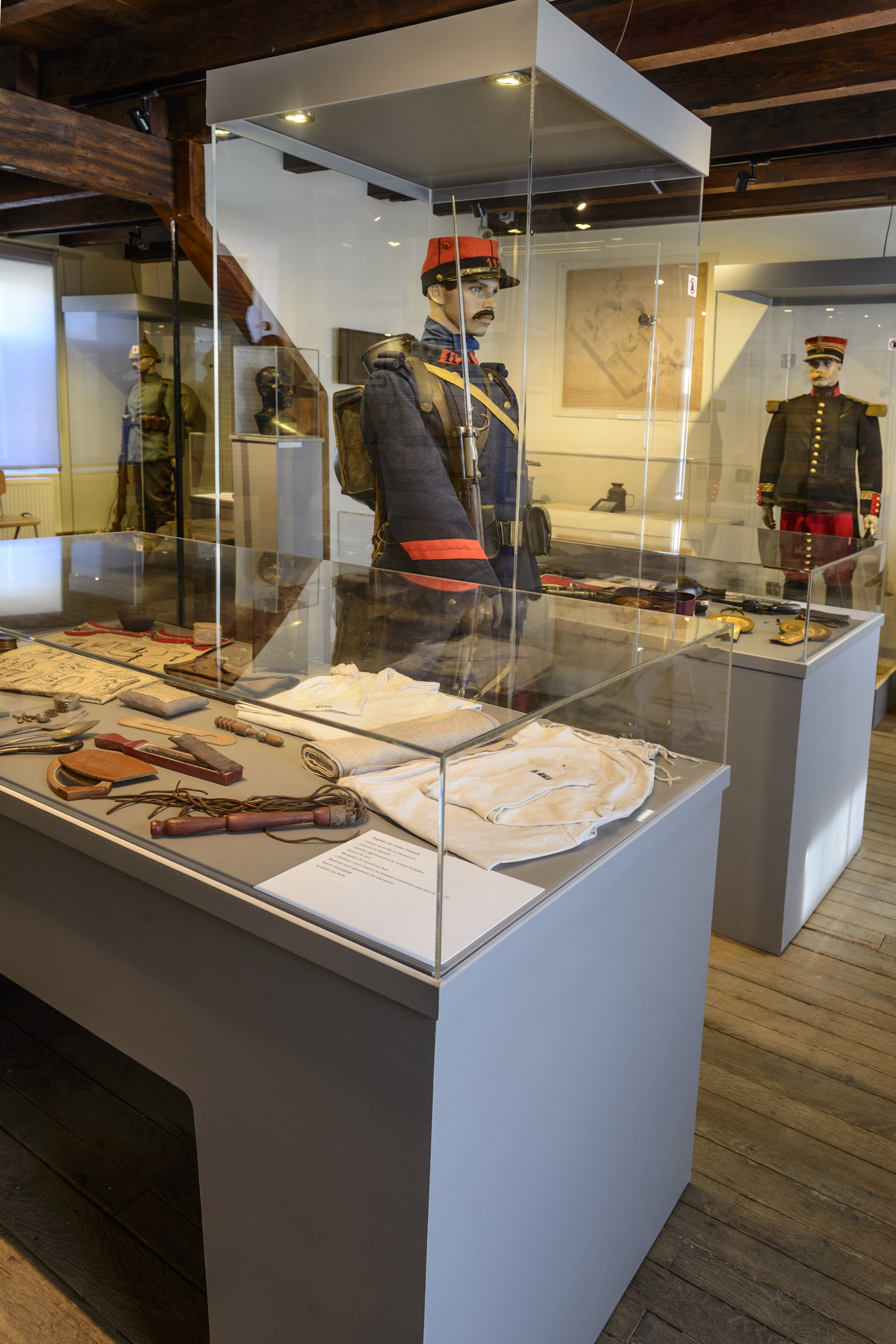Exposition de soldats au Musées de Latour à Latour