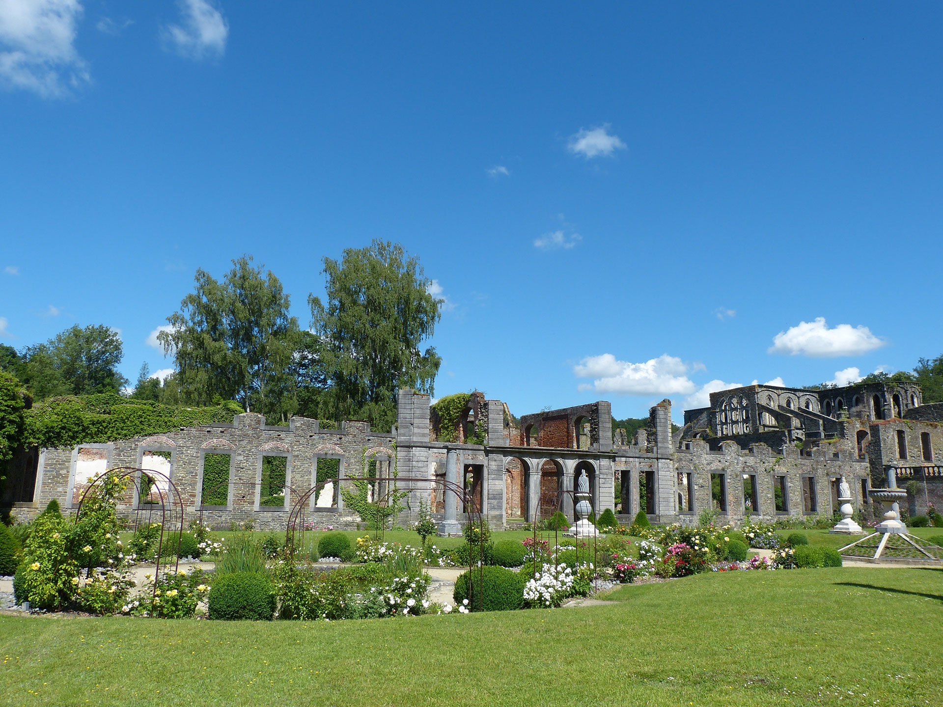 Abbaye - Villers-la-Ville - jardins- Patrimoine exceptionnel - Wallonie