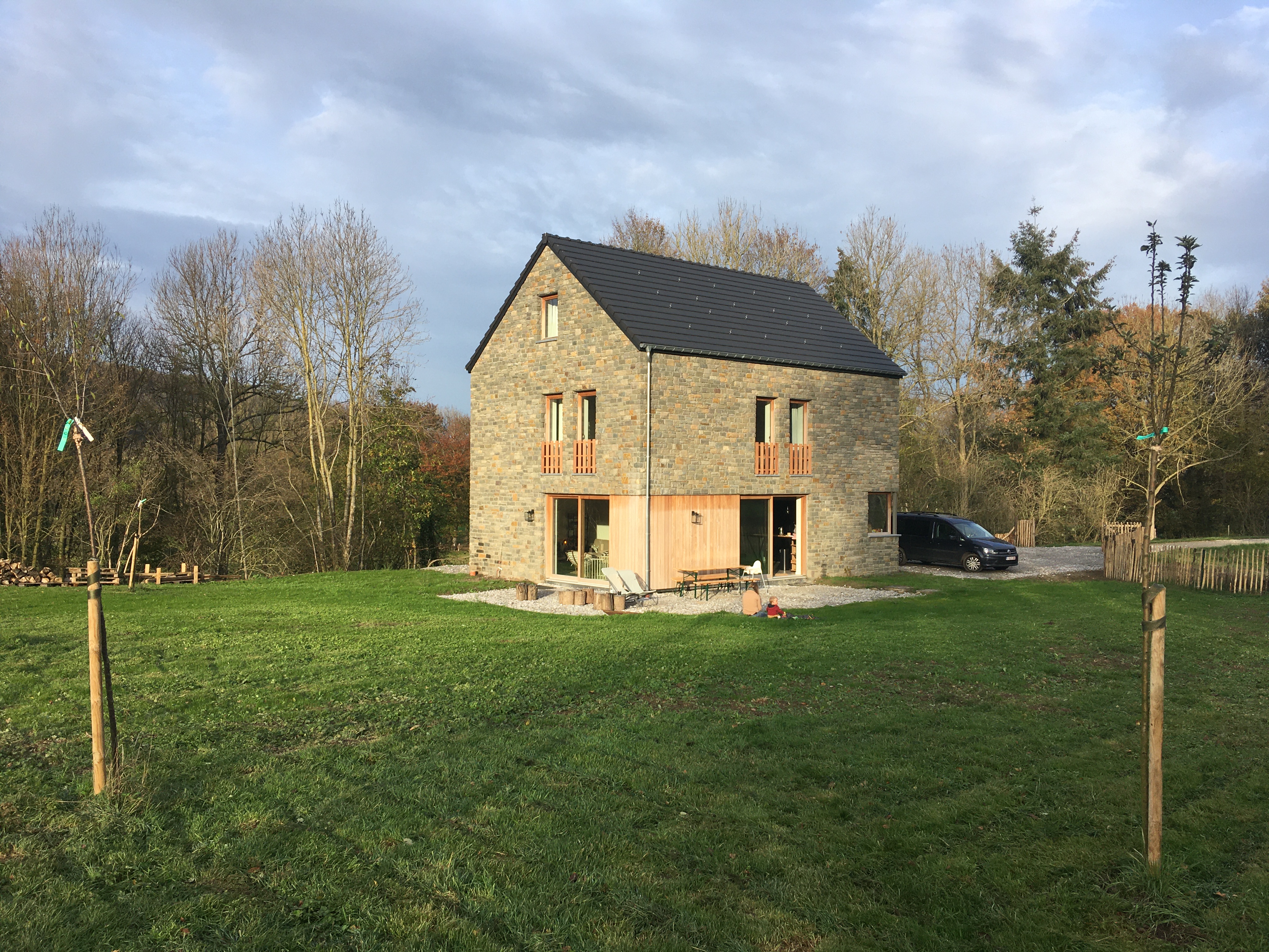 Meublé de vacances - maison écologique - 9 personnes - Hamoir - province de Liège - près de Durbuy 