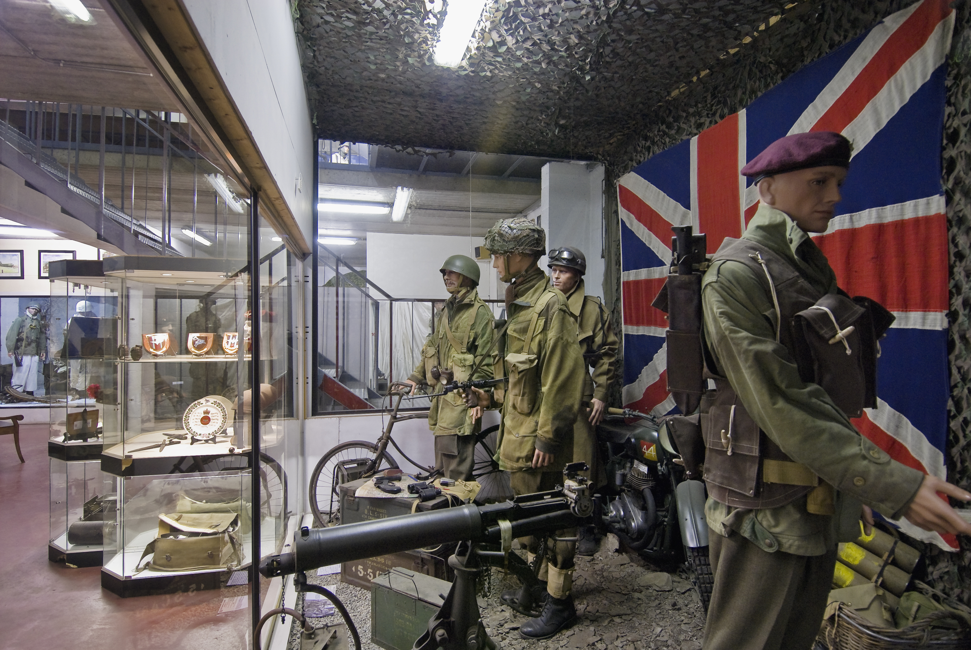 Mannequins soldats du musée de la Bataille des Ardennes à La-Roche-en-Ardennes