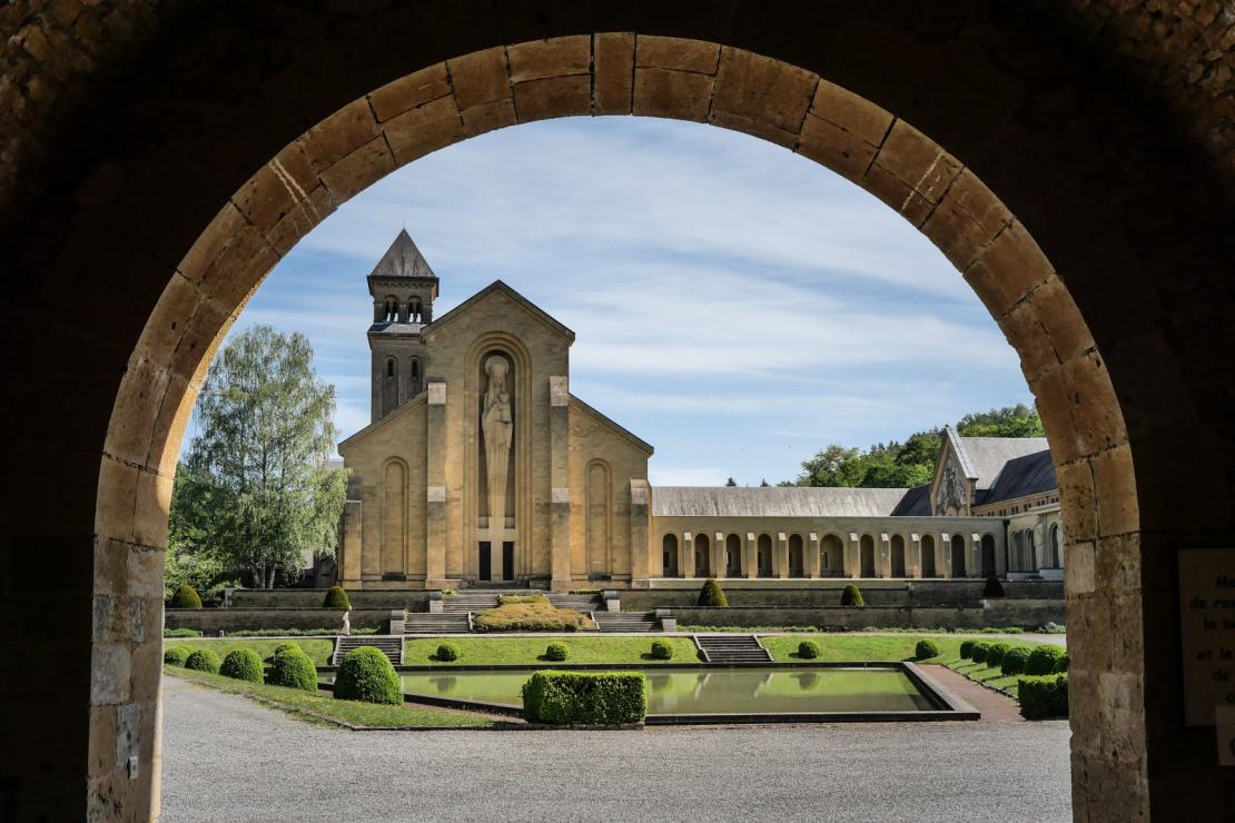 Architecture de l'Abbaye d'Orval à Florenville en Belgique
