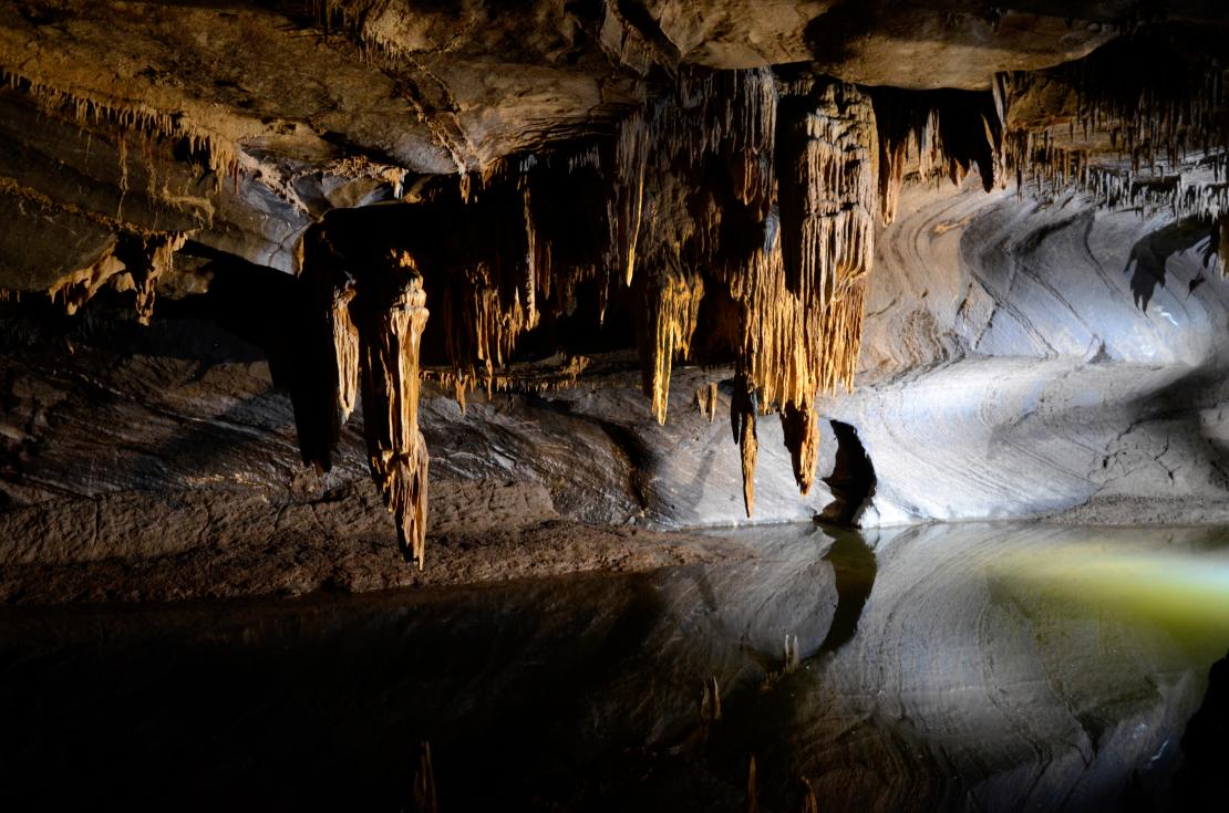 Come and explore world famous underground caves of Han in Han-sur-Lesse, province of Namur