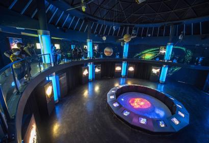 Salle intérieure de l'Euro Space Center