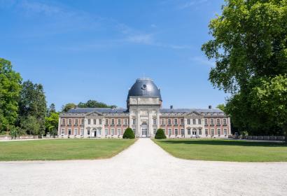 Castle of the Domaine provincial d'Hélécine in Walloon Brabant, Belgium
