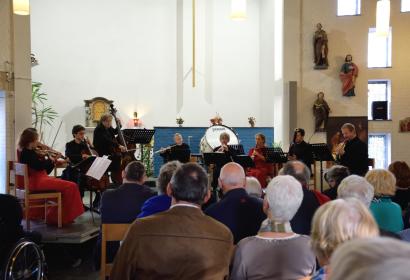 Classical music concert in a church during the Musique dans la Vallée festival