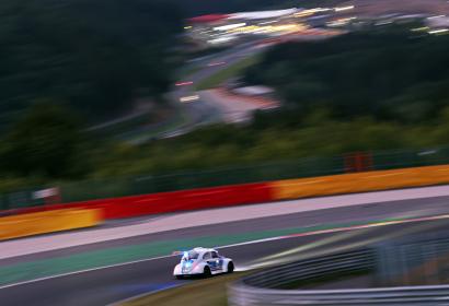 VW-kever op het circuit van Spa-Francorchamps