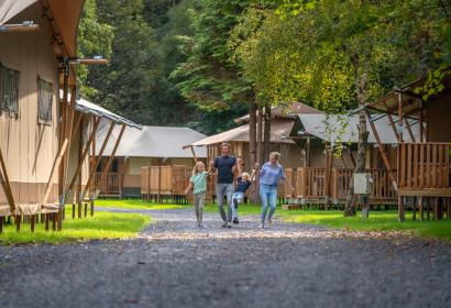 Family holidays at Neufchâteau Glamping Village 