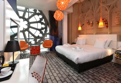 Great bedroom at Martin’s Dream Hotel in Mons, province of Hainaut
