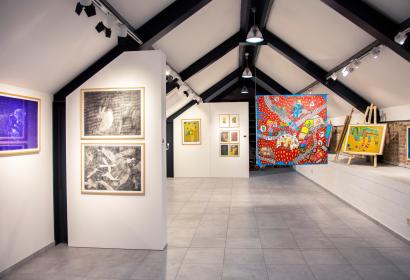 Exhibition space of the Paul Duhem Foundation in Beloeil, Belgium