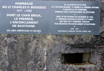 Bastogne - fortin Boggess - lieu historique - symbolique - bataille des Ardennes - libération - Seconde Guerre mondiale
