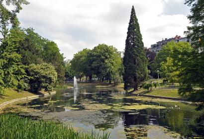 Parc d'Avroy - parc paysager - public - centre-ville - ancien bras de Meuse - rivière d'Avroy