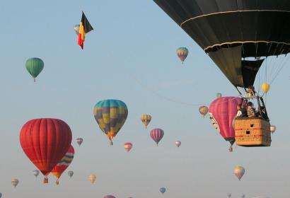 Vol - baptême - air - montgolfière - Wallonie