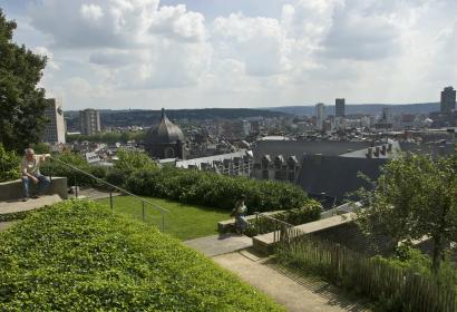 Panoramic view from the Liège Citadel 