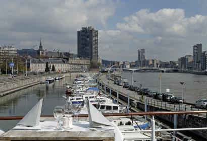 Vue sur le Port des Yachts de Liège