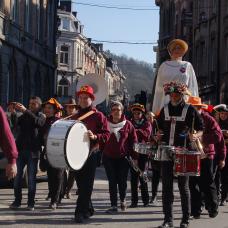 Fanfare in the streets of Dinant