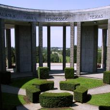 Photo of the American Mardasson Memorial in Bastogne