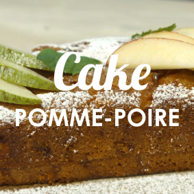 Recette de cuisine - Cake pomme-poire
