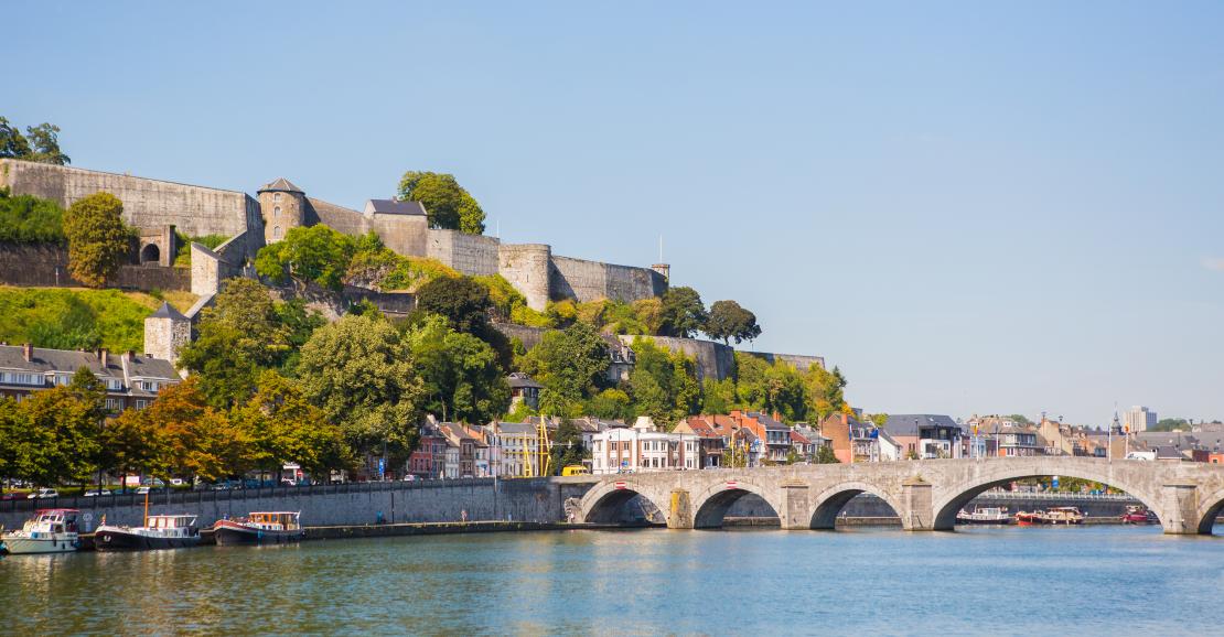 View on the citadel of Namur