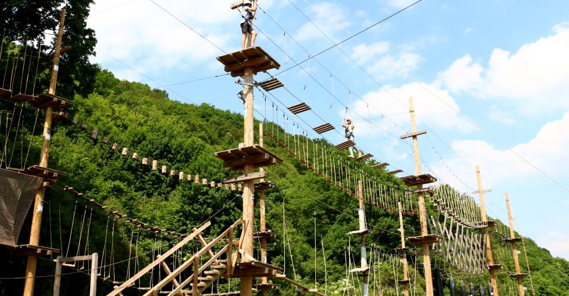 See the world from up high at the Adventure Valley Durbuy park