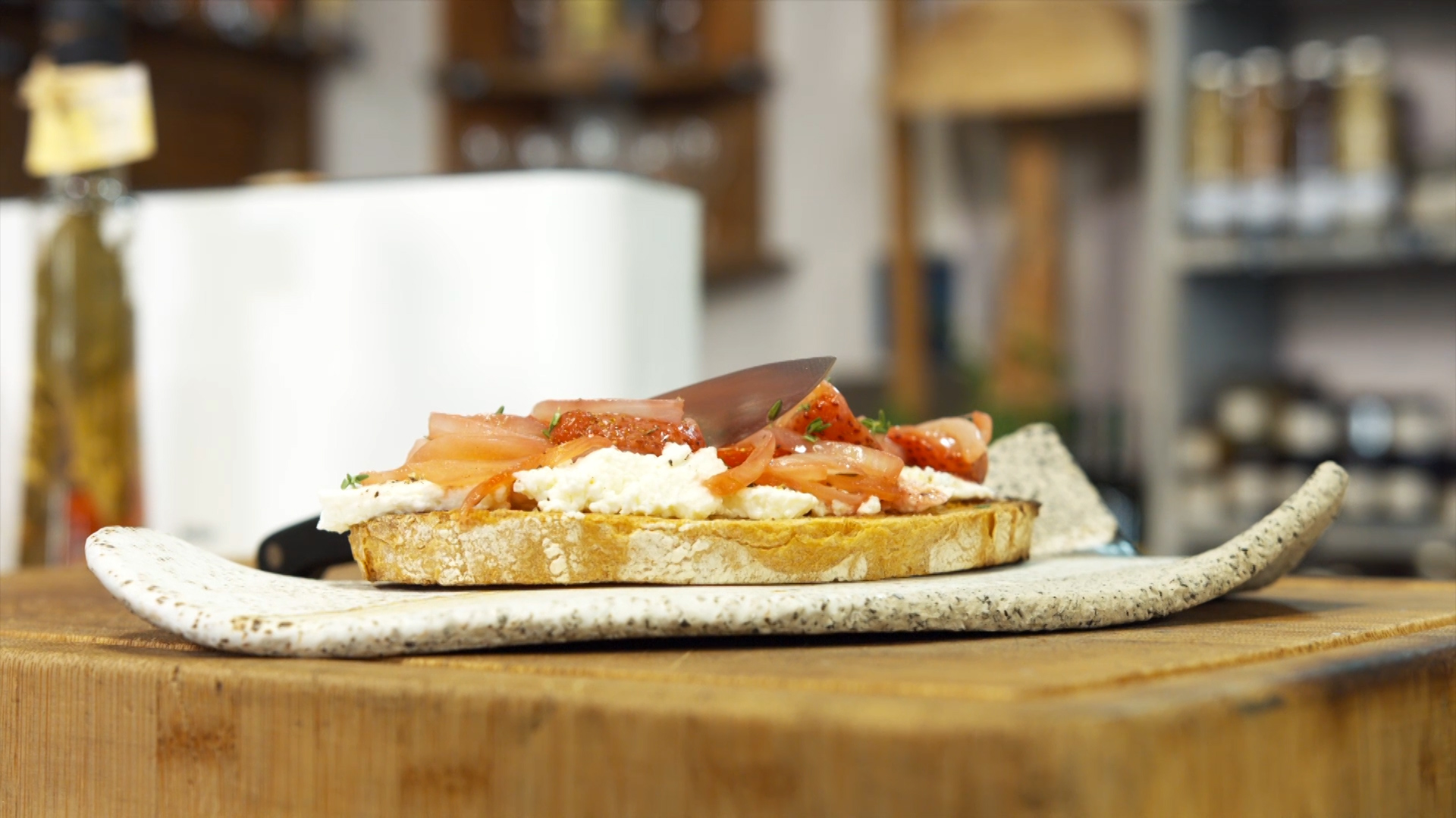 Recettes - cuisine - Julien Lapraille - toast - fraises - gerpinnes