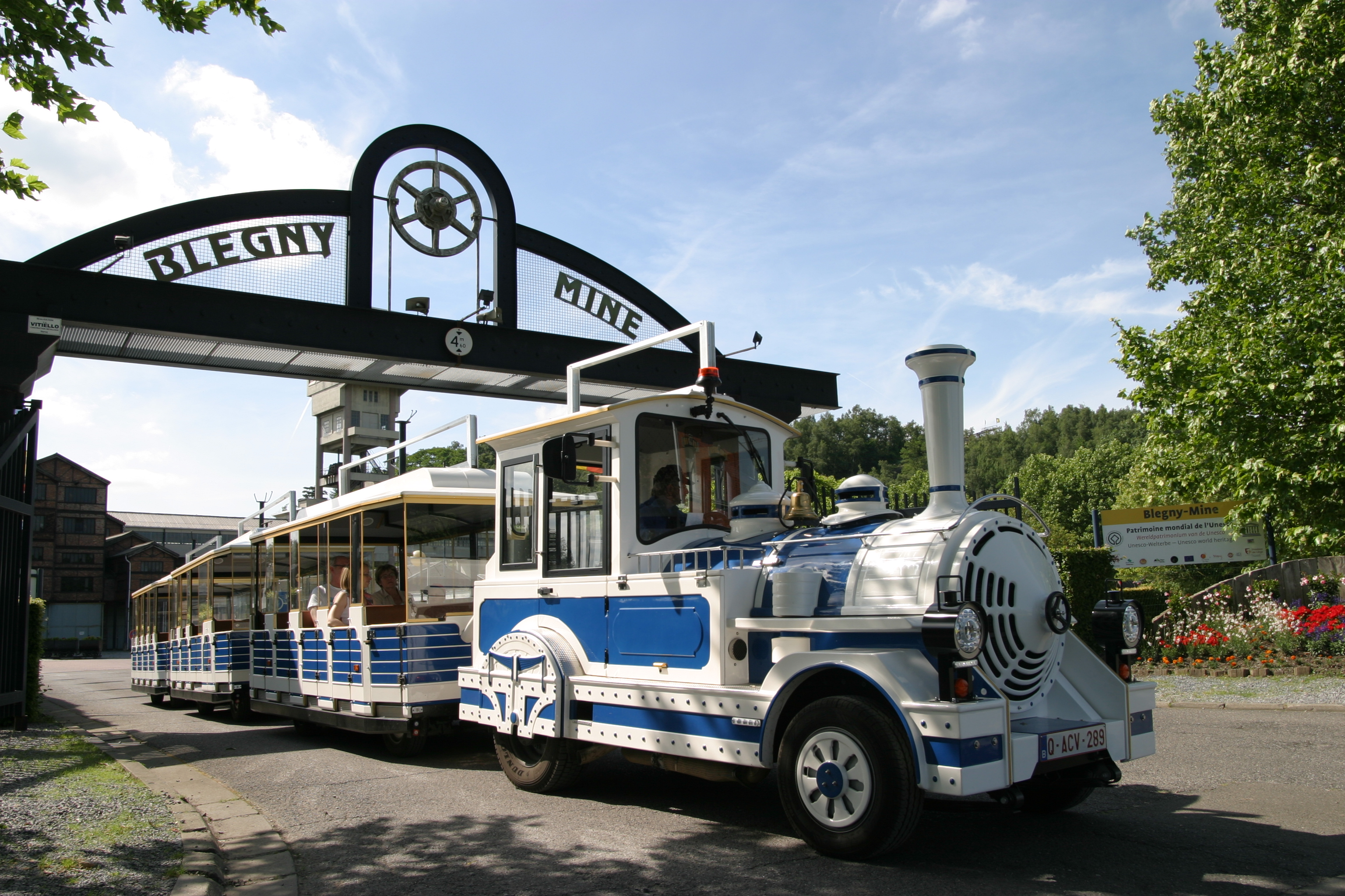 Le petit train touristique de Blegny-Mine