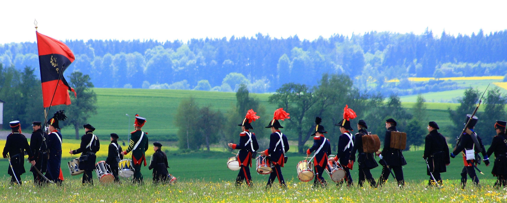 Marche folklorique - reconstitution Napoléonienne